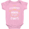 legendary riders are born in 1987 Baby Bodysuit