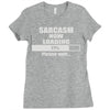 sarcasm now loading Ladies Fitted T-Shirt
