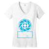 aperture science volunteer Women's V-Neck T-Shirt