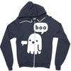 ghost of disapproval Zipper Hoodie