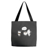coffee that's always late Tote Bags