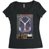 flux capacitor inspired by back to the future ideal birthd present Women's Triblend Scoop T-shirt