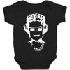 queen bee elizabeth 3d glasses Baby Bodysuit