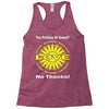 political the 80's 60's hippy anti capitalism Racerback Tank