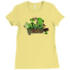 plants vs Ladies Fitted T-Shirt