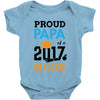 Class of 2017 Proud Papa Graduation Baby Onesie