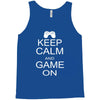 keep calm and game on Tank Top