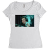 elon musk smoke Women's Triblend Scoop T-shirt