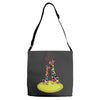 Giraffe Couple T shirts Adjustable Strap Totes