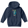 robot kicks Youth Hoodie