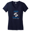 Papa is my Name Fishing Is My Game Women's V-Neck T-Shirt