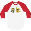 totoro &amp; pikachu onesie 3/4 Sleeve Shirt
