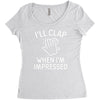 impressed Women's Triblend Scoop T-shirt