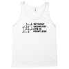 without geometry life is pointless funny math school science nerd geek Tank Top
