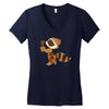 racoon Women's V-Neck T-Shirt