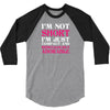 I Am Not Short I Am Just Compact 3/4 Sleeve Shirt