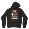 walk away i have anger issues and a serious dislike for stupid people Unisex Hoodie