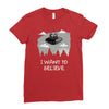 i want to believe in kang and kodos Ladies Fitted T-Shirt