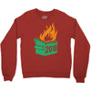 2016 dumpster fire (2) Crewneck Sweatshirt