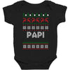 ugly christmas papi Baby Bodysuit