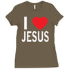 i love jesus Ladies Fitted T-Shirt