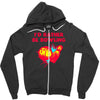 id rather be bowling Zipper Hoodie
