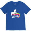 totally straight funny rainbow unicorn gay pride novelty fashion V-Neck Tee