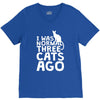 i was normal three cats ago lol funny cat V-Neck Tee