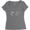resting witch face Women's Triblend Scoop T-shirt