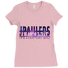 jake paulers galaxy Ladies Fitted T-Shirt