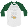 ice cream or a felony 3/4 Sleeve Shirt