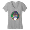 Totoro Women's V-Neck T-Shirt