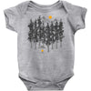 be alone Baby Bodysuit