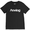 analog white logo V-Neck Tee
