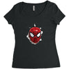 AMAZING SPIDER Women's Triblend Scoop T-shirt
