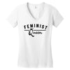 feminist queen Women's V-Neck T-Shirt