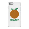 orange uglad iPhone 7 Case