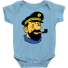 captain haddock tintin cartoon comic Baby Onesie