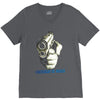 partner's in crime black funny V-Neck Tee