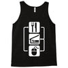 v2 eat sleep computer mouse Tank Top