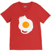 eggcat V-Neck Tee