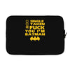 poof movie batman Laptop sleeve