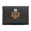 michigan girl Accessory Pouches