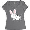 gym rabbit Women's Triblend Scoop T-shirt