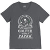 Golfer Papaw V-Neck Tee
