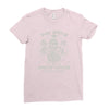white lotus Ladies Fitted T-Shirt