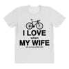 i love when my wife lets me buy another bike All Over Women's T-shirt