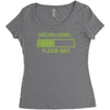 sarcasm loading funny computer tech gee Women's Triblend Scoop T-shirt