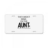 the cool fun and favorite aunt License Plate