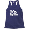 the dogfather boxer white Racerback Tank